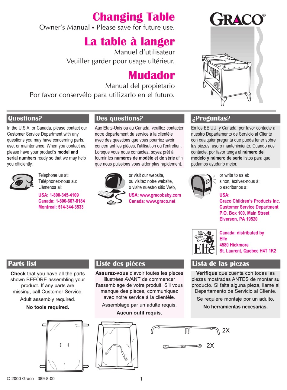 GRACO 389800 OWNER'S MANUAL Pdf Download ManualsLib
