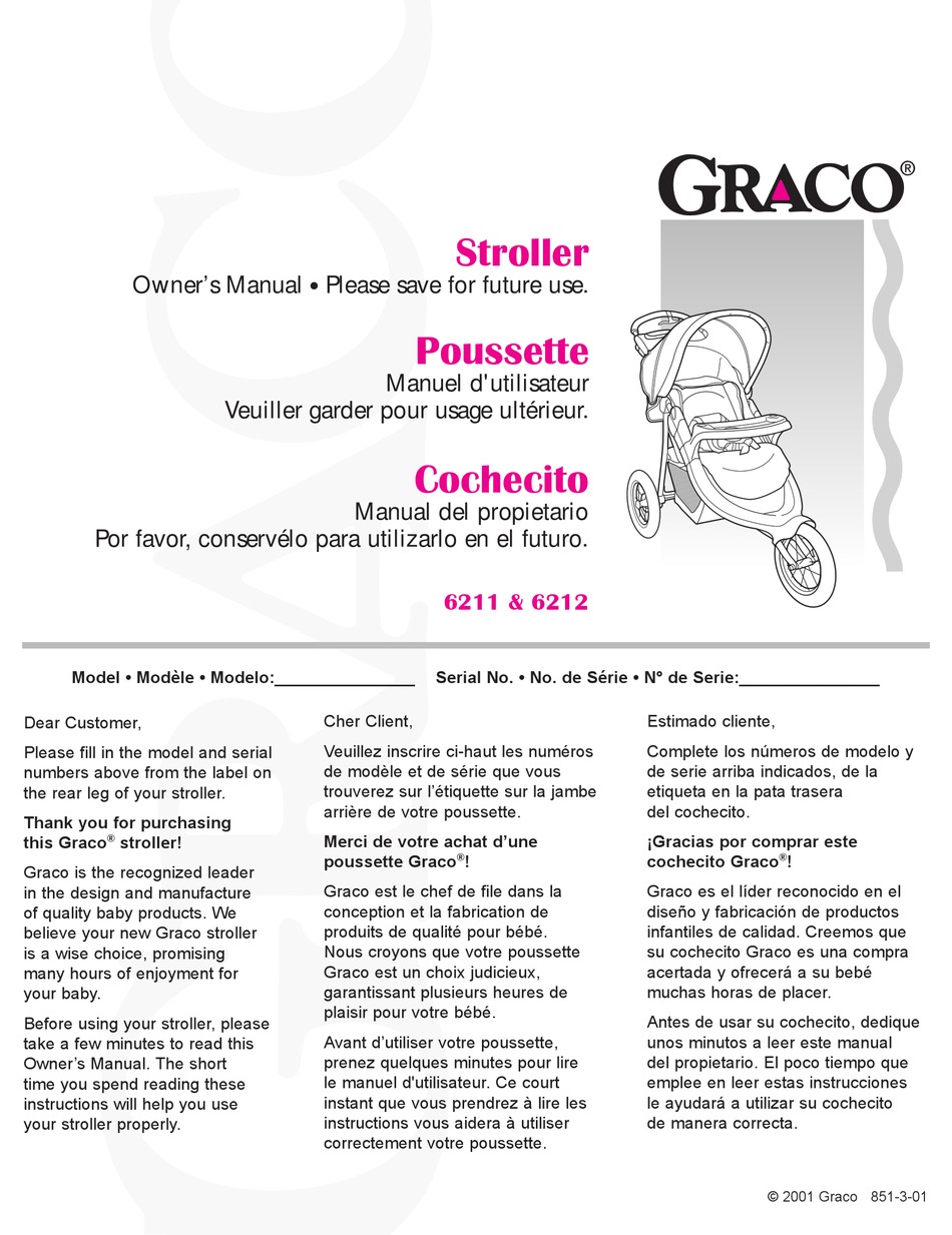 GRACO 6800 SERIES OWNER'S MANUAL Pdf Download | ManualsLib