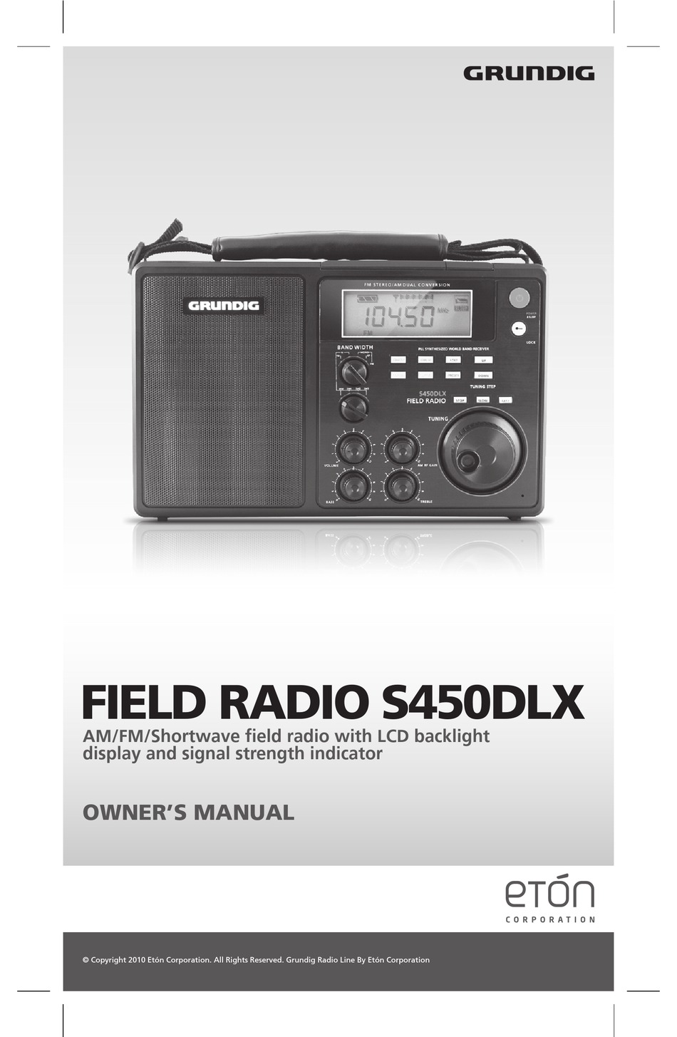 GRUNDIG FIELD RADIO S450DLX OWNER'S MANUAL Pdf Download | ManualsLib
