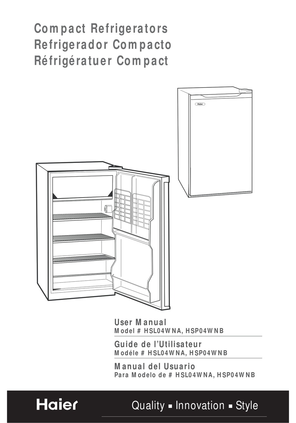 HAIER HSL04WNA USER MANUAL Pdf Download ManualsLib