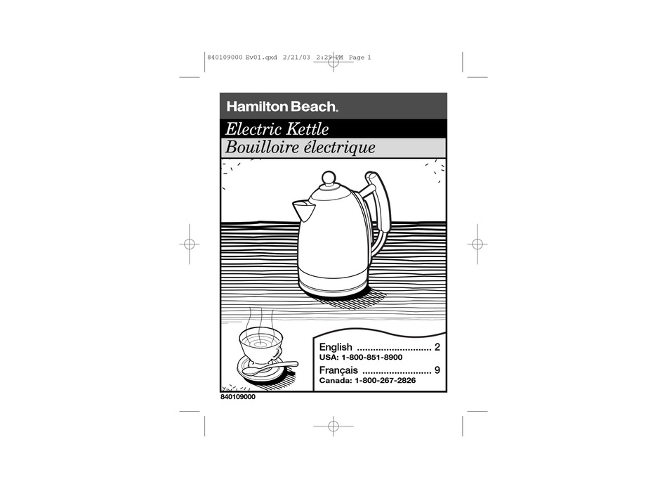 HAMILTON BEACH 40886 INSTRUCTION MANUAL Pdf Download | ManualsLib