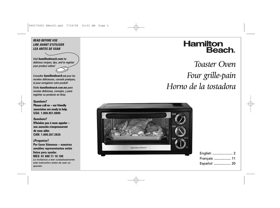 HAMILTON BEACH 31507 MANUAL Pdf Download | ManualsLib