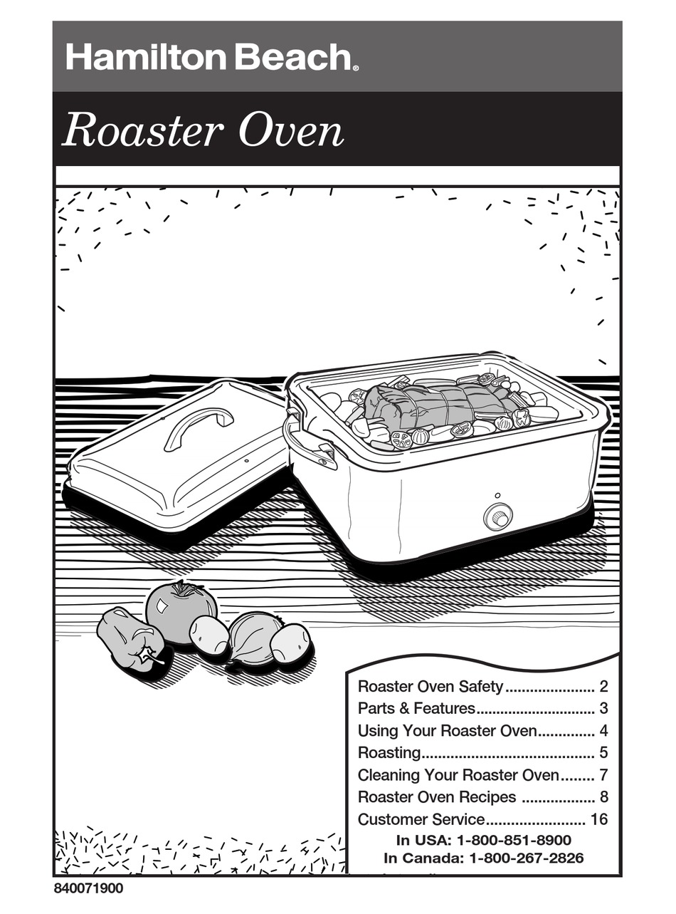 Hamilton Beach Electric Roaster Oven, 20 Quart Capacity - 32210