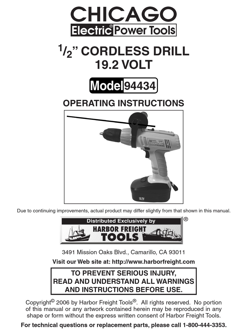 Chicago Electric Tools Replacement Parts Reviewmotors.co