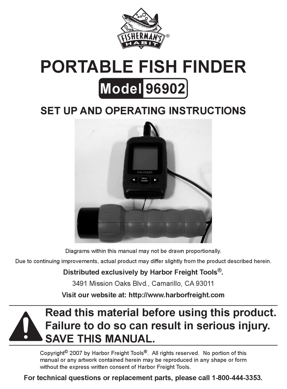 harbor freight fish finder