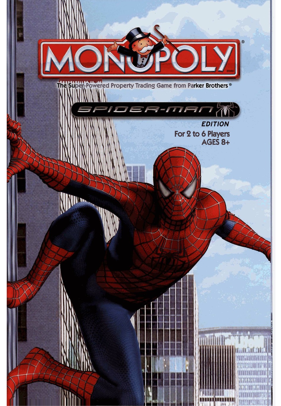 FROM SPIDER-MAN 3 MOVIE SPIDER-MAN MONOPOLY NIB 2006 6 COLLECTIBLE TOKENS 