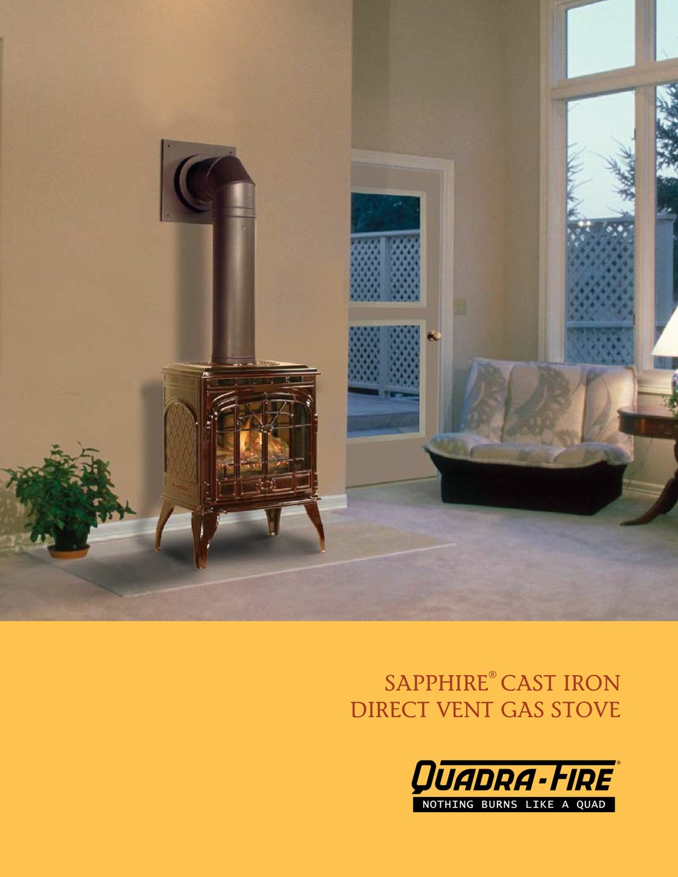 QUADRAFIRE SAPPHIRE SAPPHIRE CAST IRON SPECIFICATIONS Pdf Download