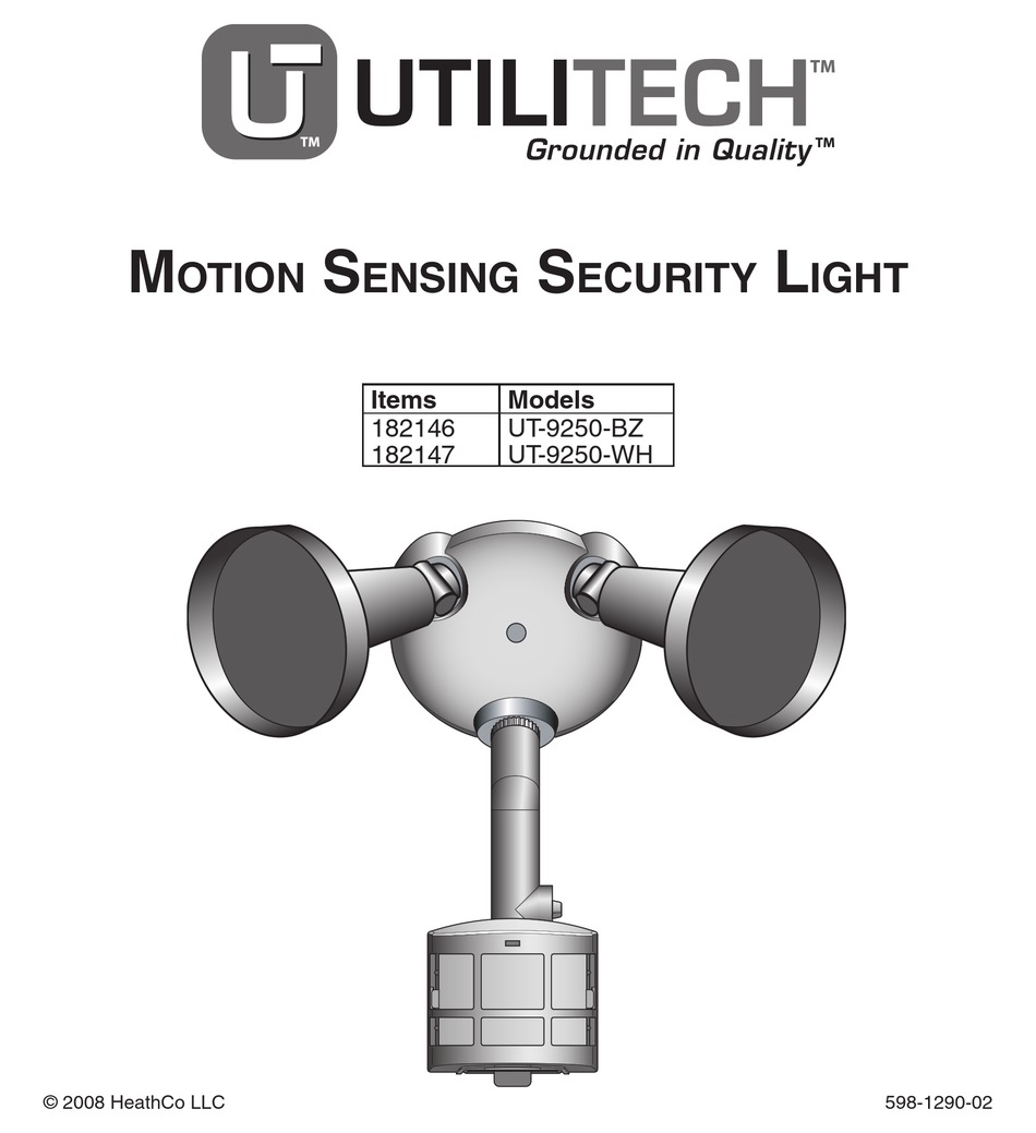 Utilitech motion deals activated security light