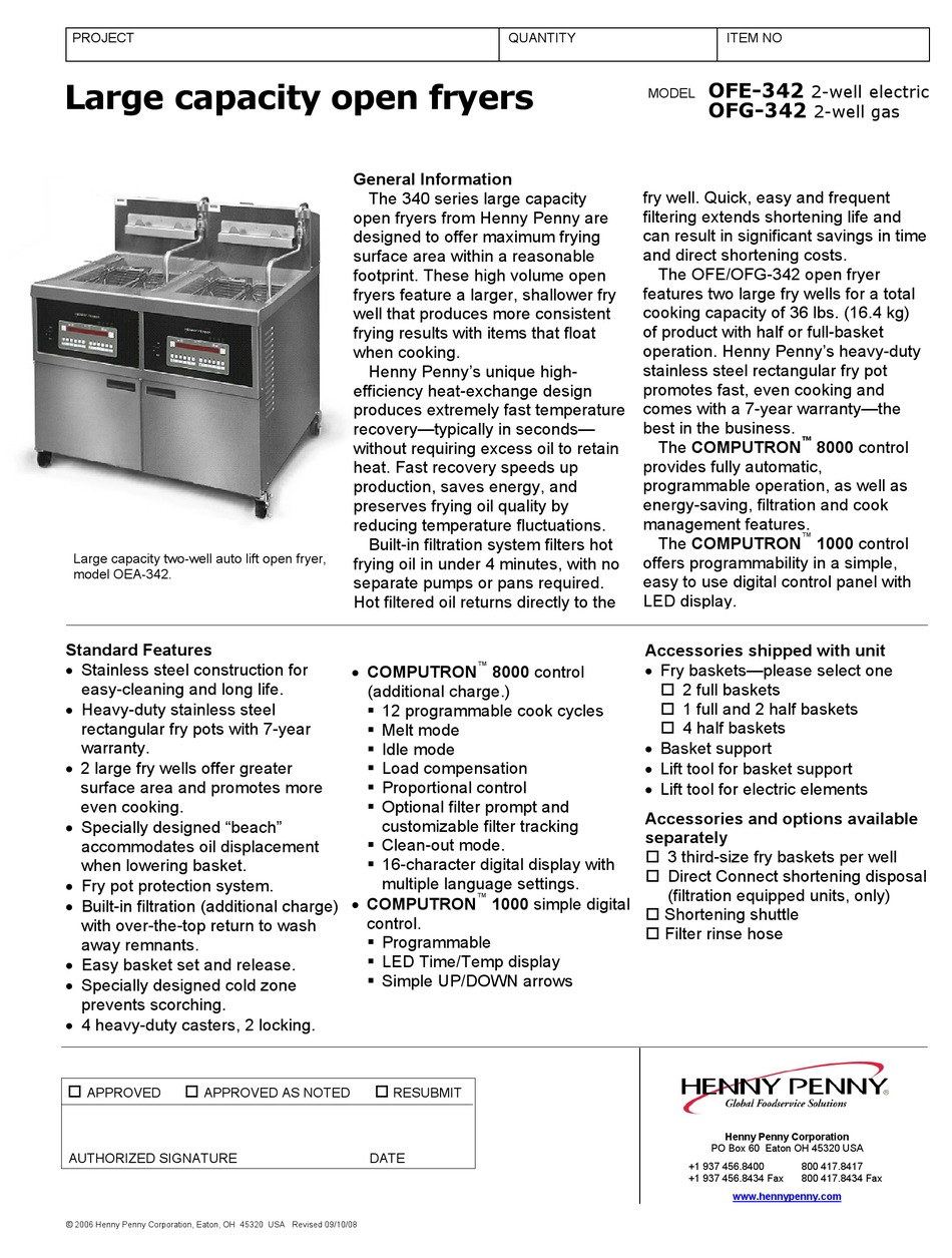 henny-penny-ofe-342-specification-sheet-pdf-download-manualslib