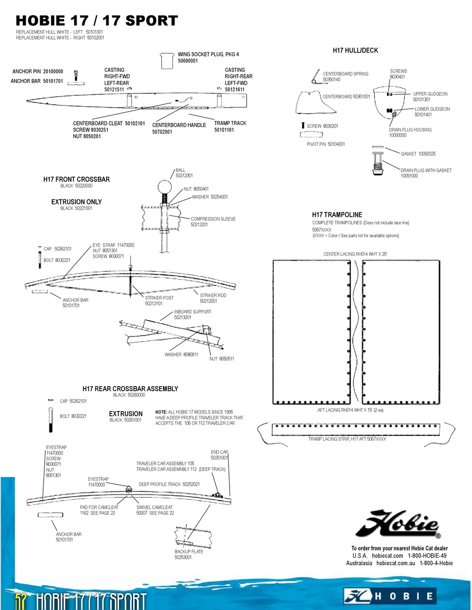 HOBIE HOBIE17 PARTS MANUAL Pdf Download ManualsLib
