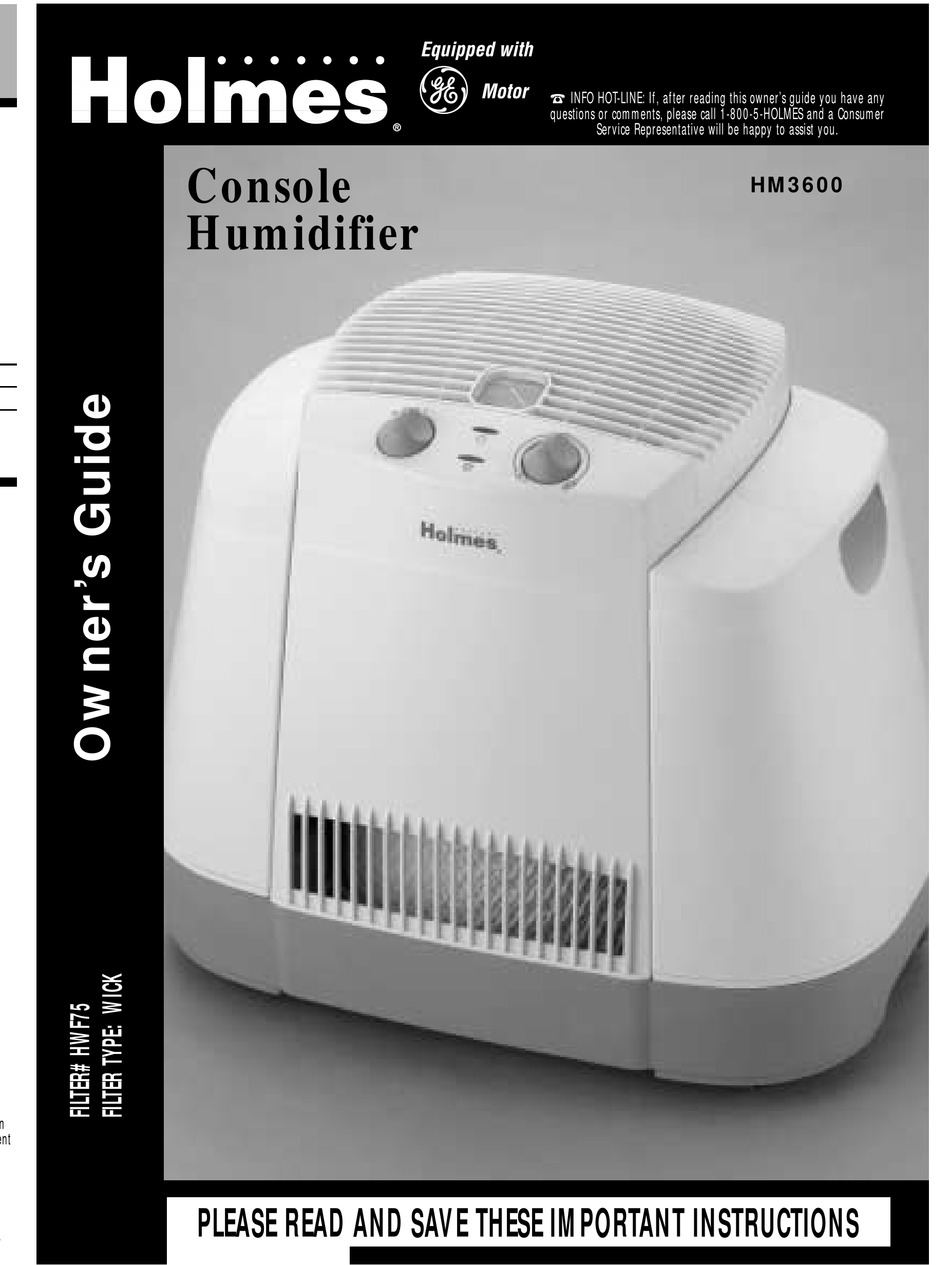 HOLMES HM3600 OWNER