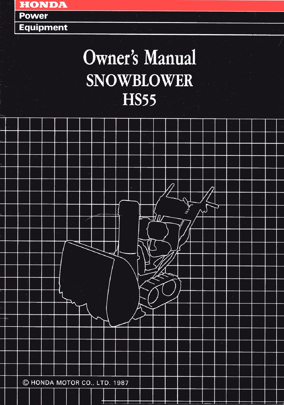 HONDA HS55 OWNER'S MANUAL Pdf Download | ManualsLib