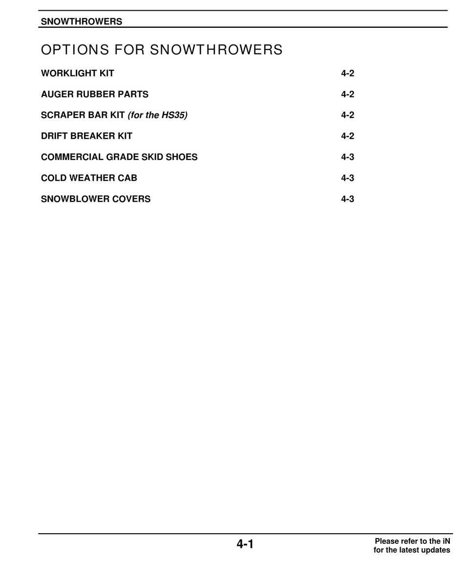 HONDA HS622TA CATALOG Pdf Download | ManualsLib