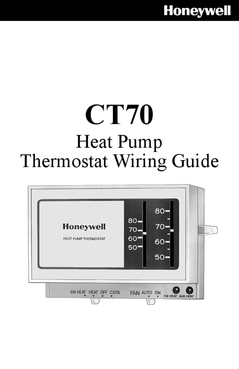 Honeywell Ct70 Wiring Manual Pdf Download Manualslib