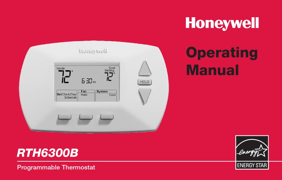 HONEYWELL RTH6300B OPERATING MANUAL Pdf Download | ManualsLib