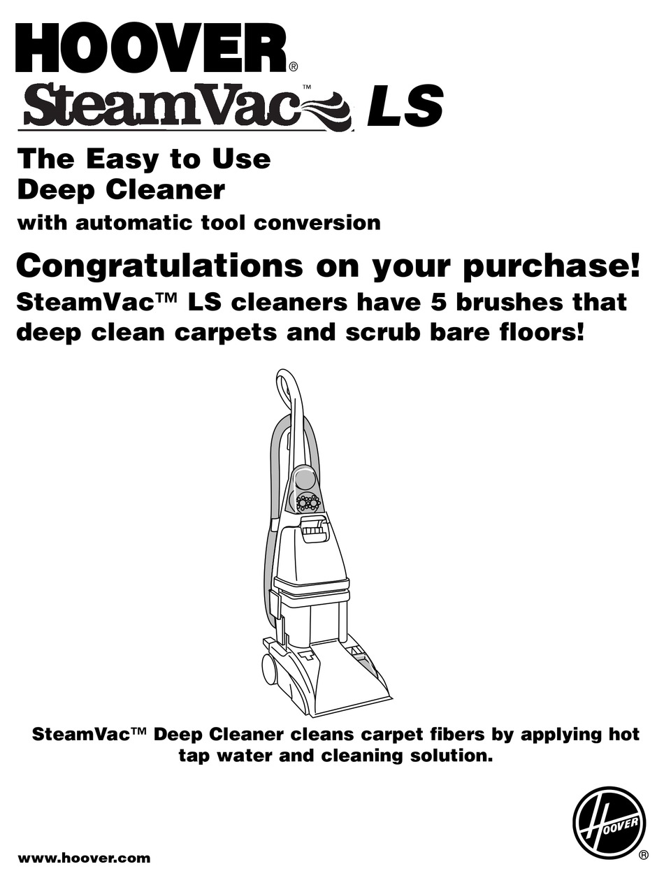 HOOVER LS OWNER'S MANUAL Pdf Download ManualsLib