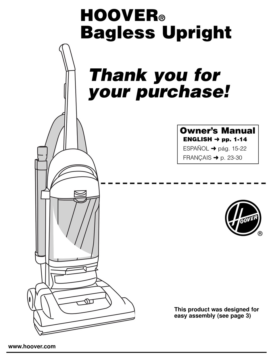 HOOVER U5361950 OWNER'S MANUAL Pdf 
