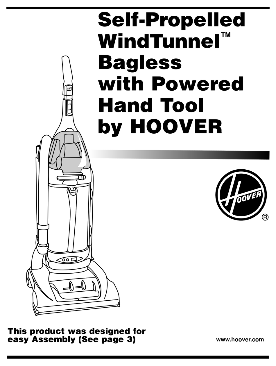 hoover windtunnel t series paws manual