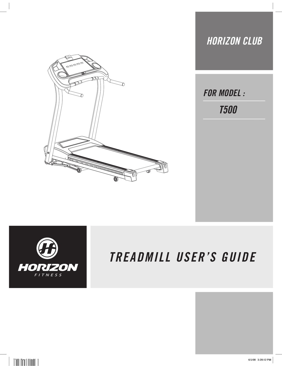 horizon t500 treadmill