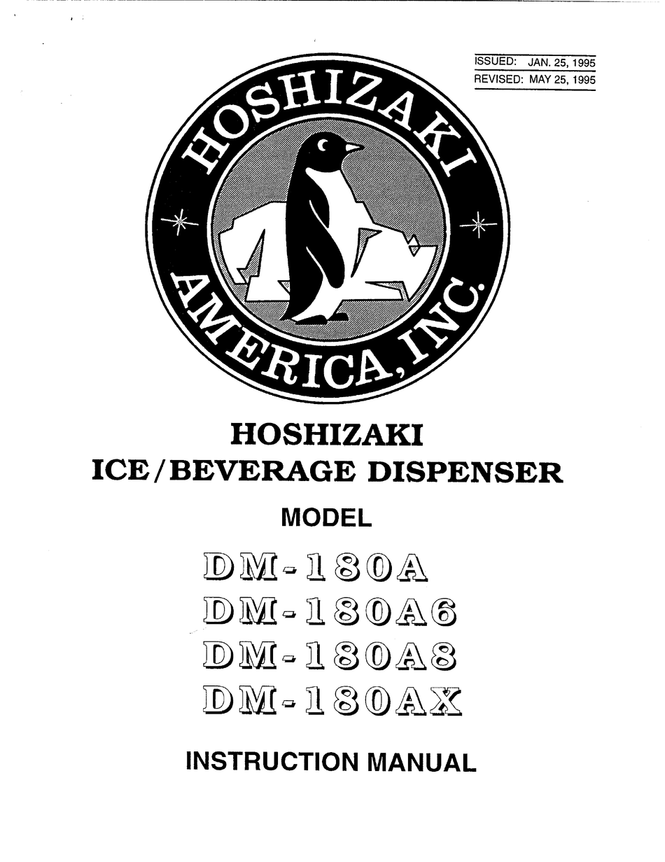 hoshizaki-dm-180a-instruction-manual-pdf-download-manualslib