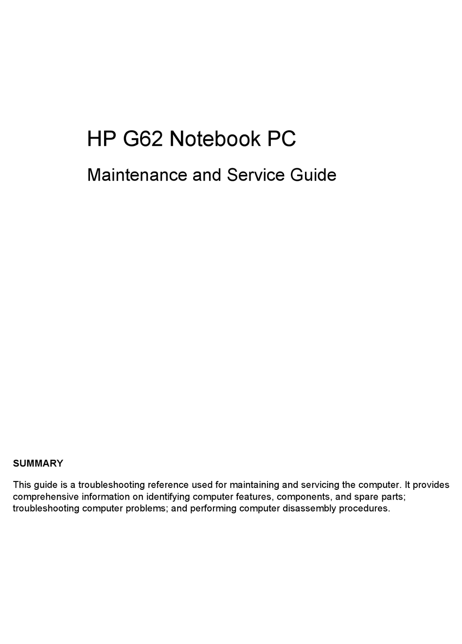 download microphone driver for hp g62