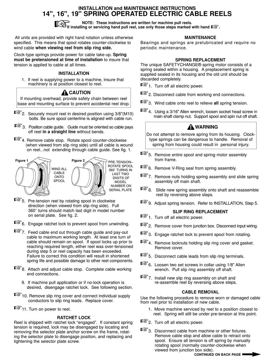 GLEASON REEL 14", 16", 19" DIRECT DRIVE ELECTRIC CABLE REEL NONE