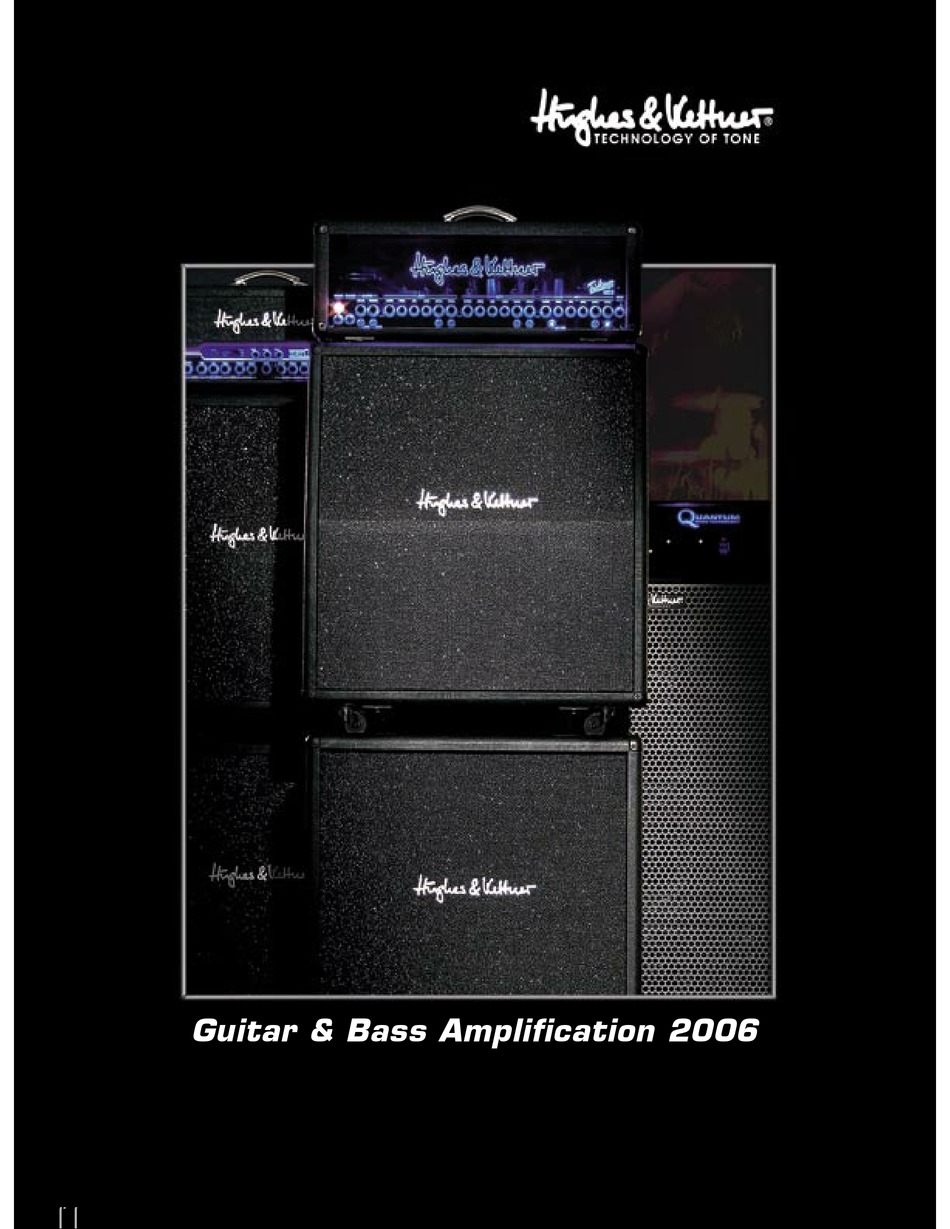 Hughes Kettner Guitar Bass Amplification Owner S Manual Pdf Download Manualslib