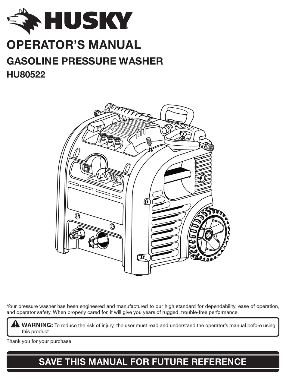 Solución de problemas de la lavadora a presión Husky de 2200 libras por pulgada cuadrada