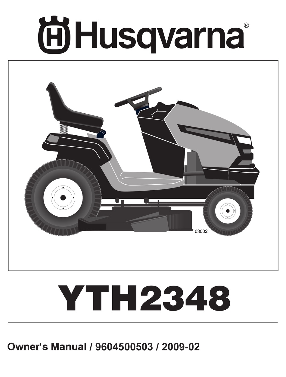 HUSQVARNA 96045000503 OWNER'S MANUAL Pdf Download | ManualsLib