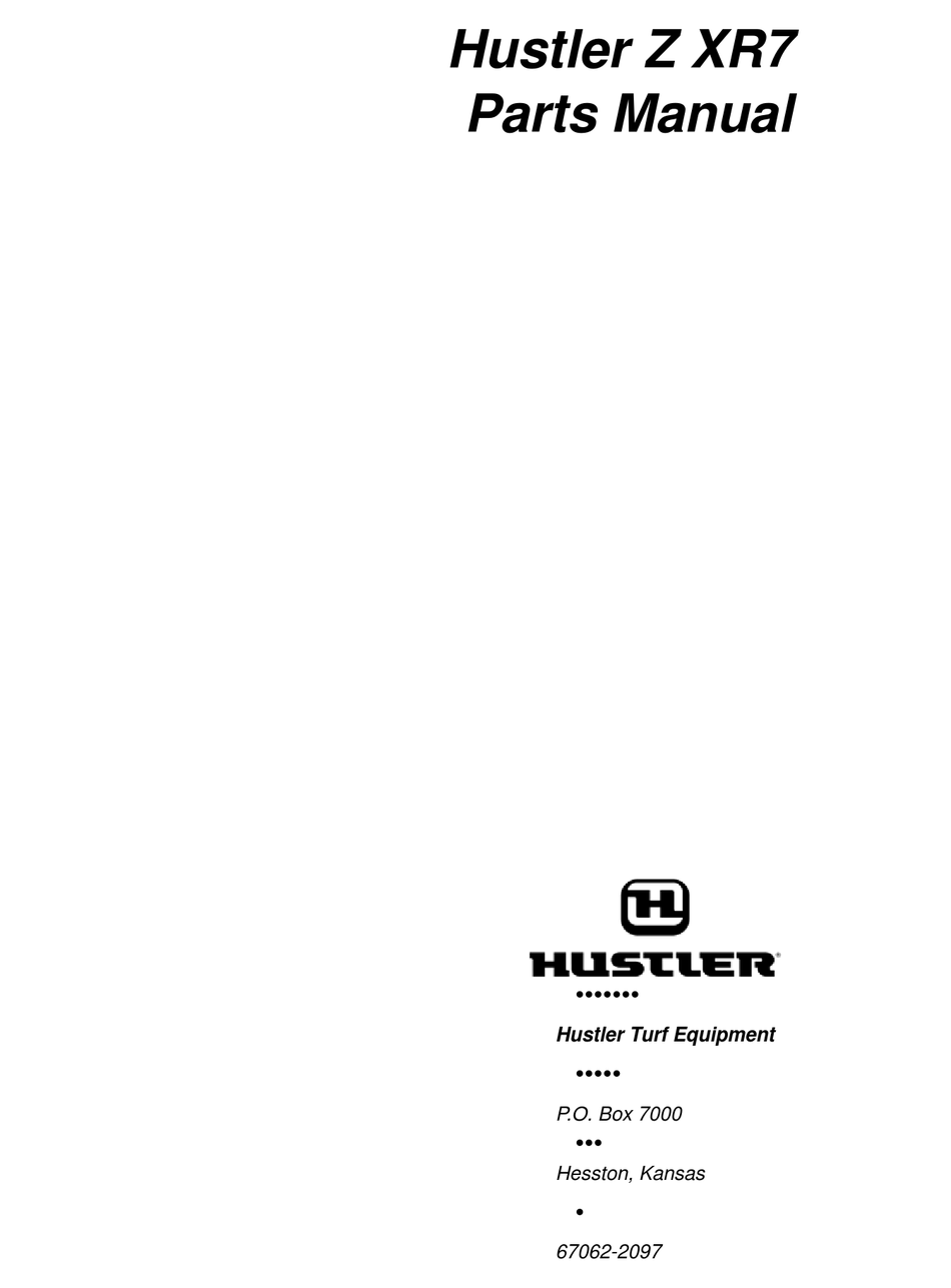 HUSTLER Z XR7 PARTS MANUAL Pdf Download ManualsLib