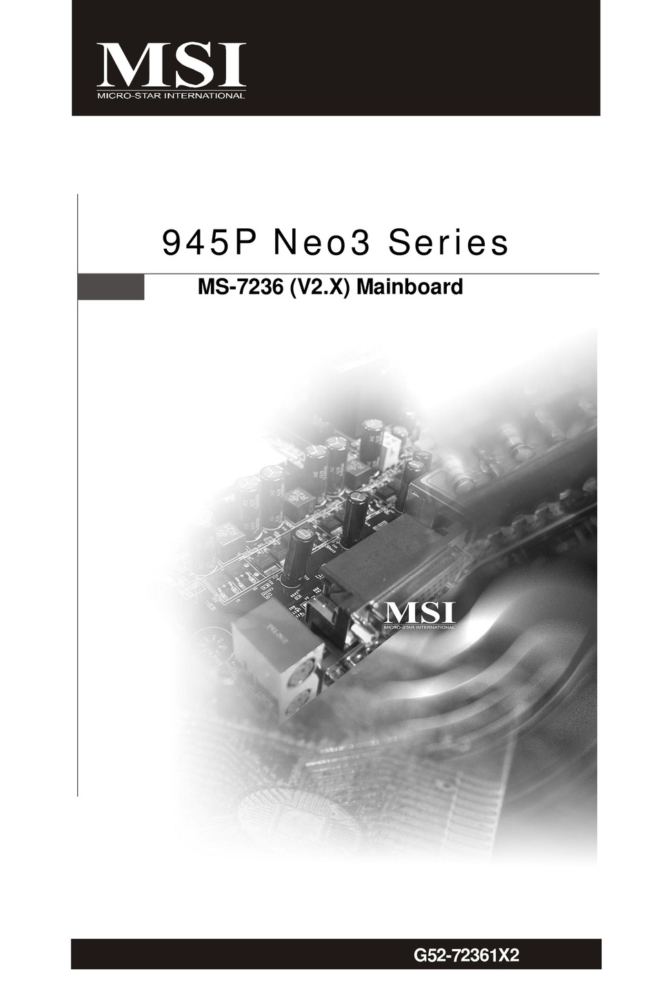 msi ms 7529 ver 1.1 motherboard manual pdf