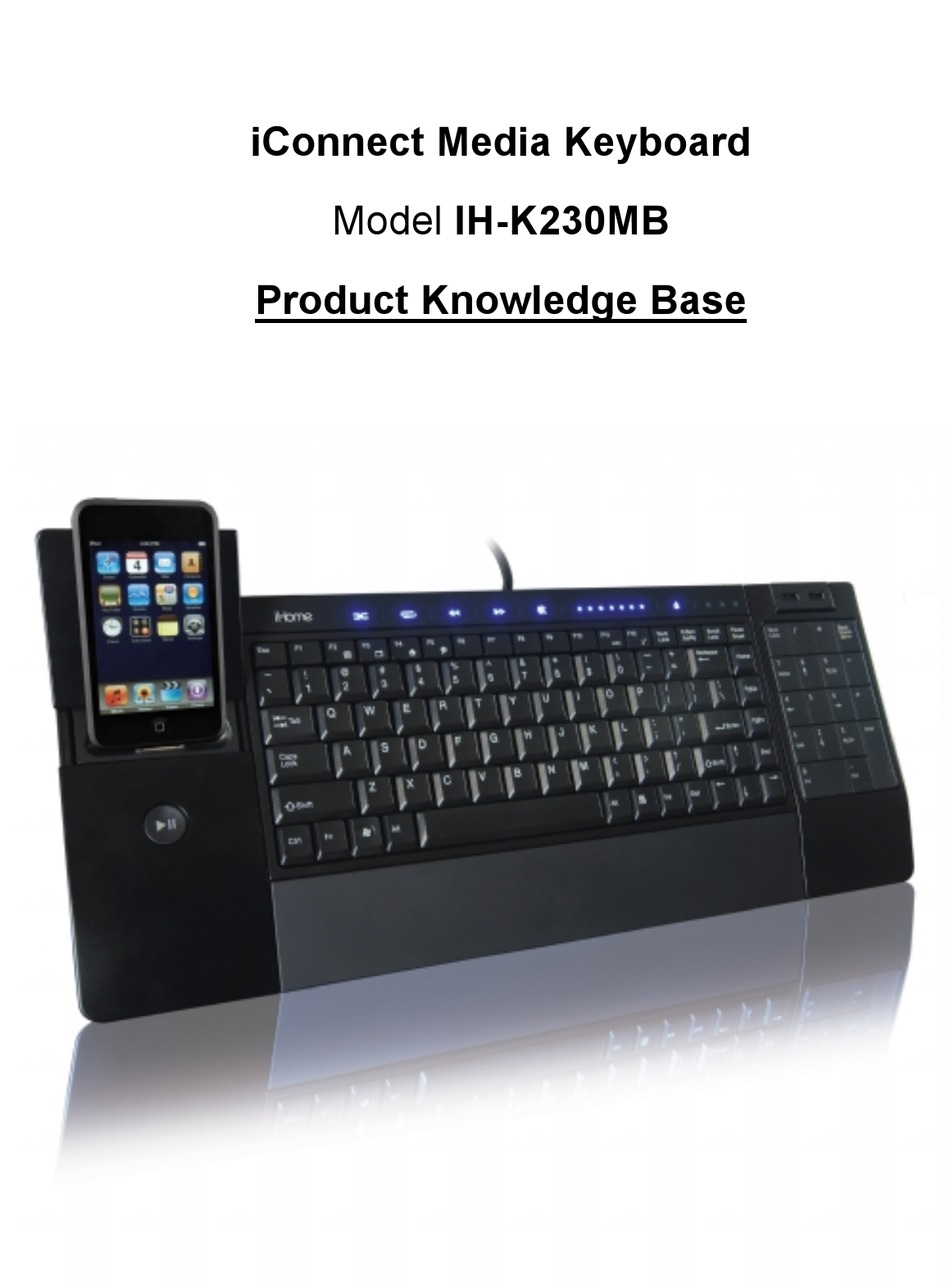 ihome multimedia keyboard