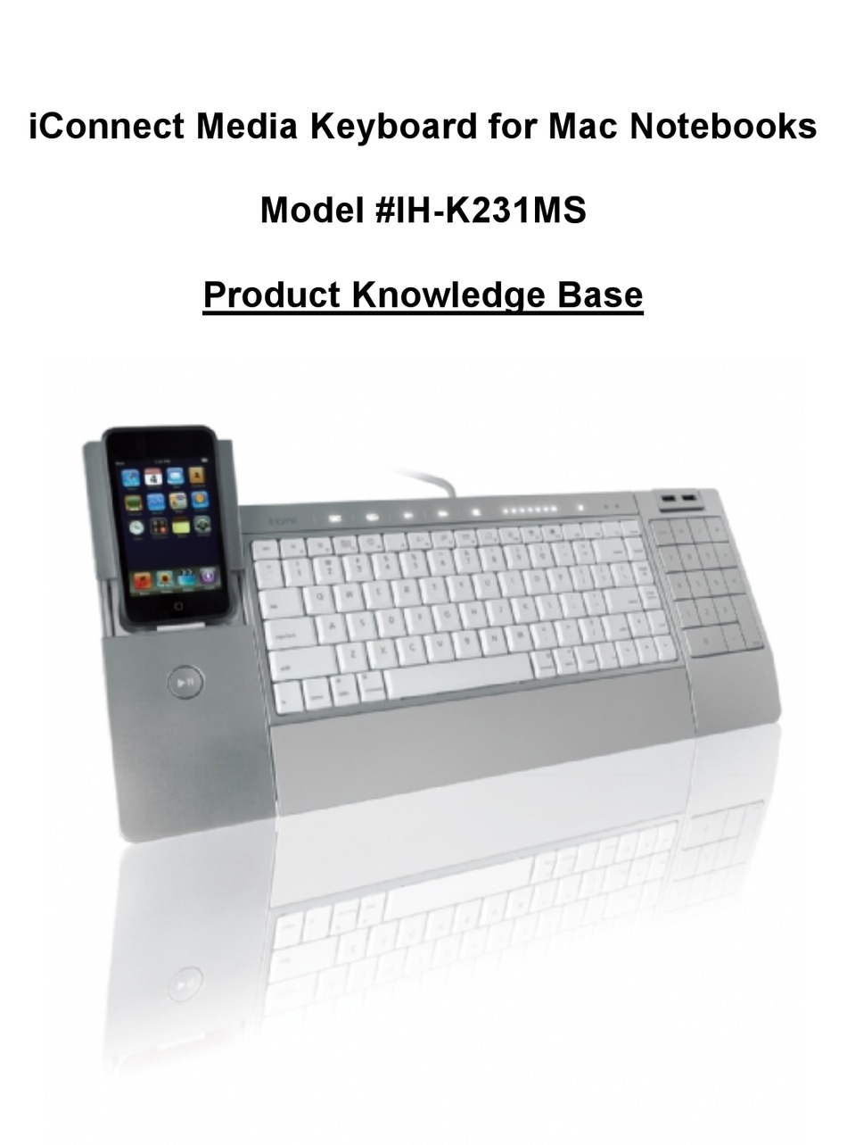 IHOME IH-K231MS FAQ Pdf Download | ManualsLib