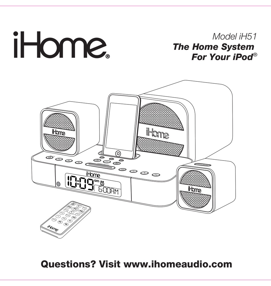 IHOME IH51 PRODUCT MANUAL Pdf Download ManualsLib