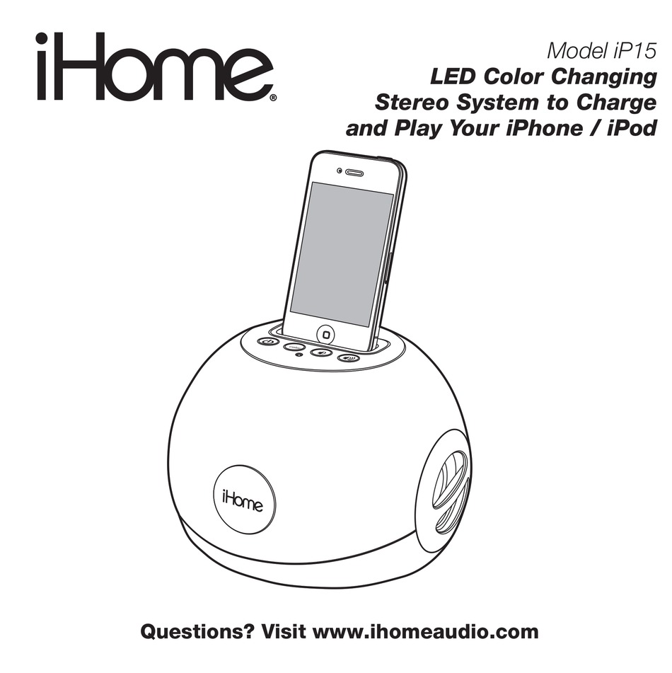 IHOME IP15 USER MANUAL Pdf Download ManualsLib