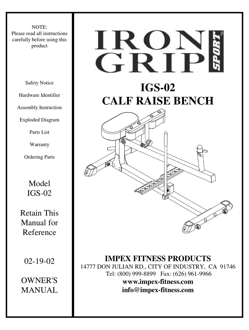 Impex iron grip discount strength