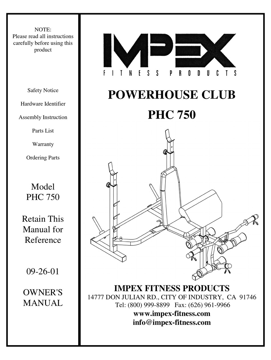 Powerhouse 750 weight bench new arrivals