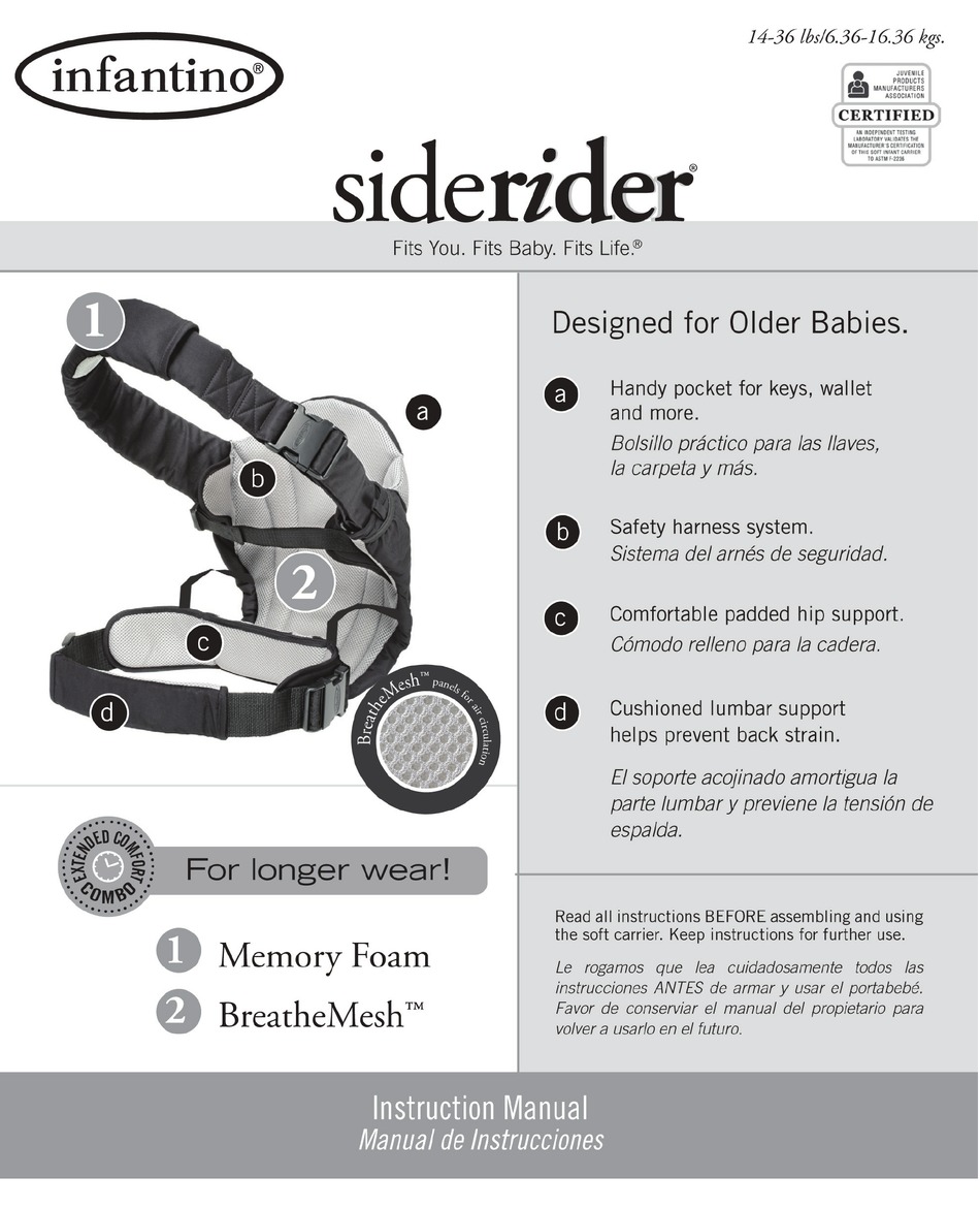 side rider baby carrier