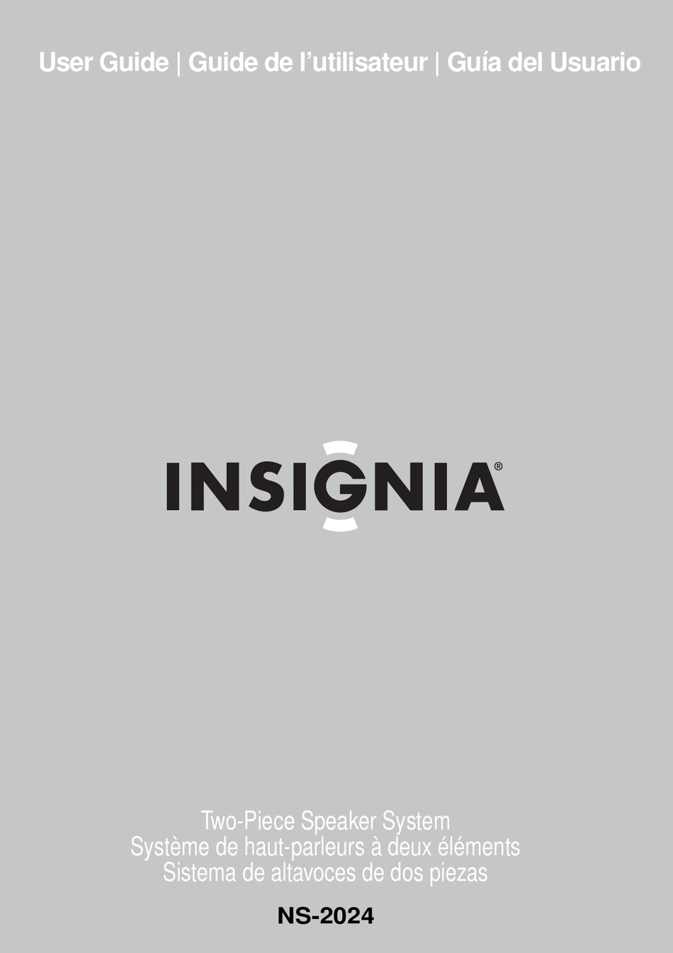 INSIGNIA NS-2024 USER MANUAL Pdf Download | ManualsLib