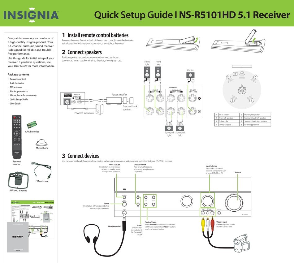 insignia surround sound speakers