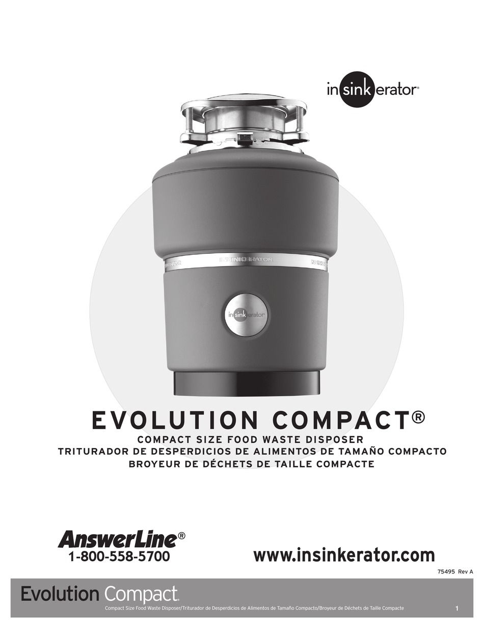 INSINKERATOR EVOLUTION COMPACT EVOLUTION COMPACT INSTALLATION