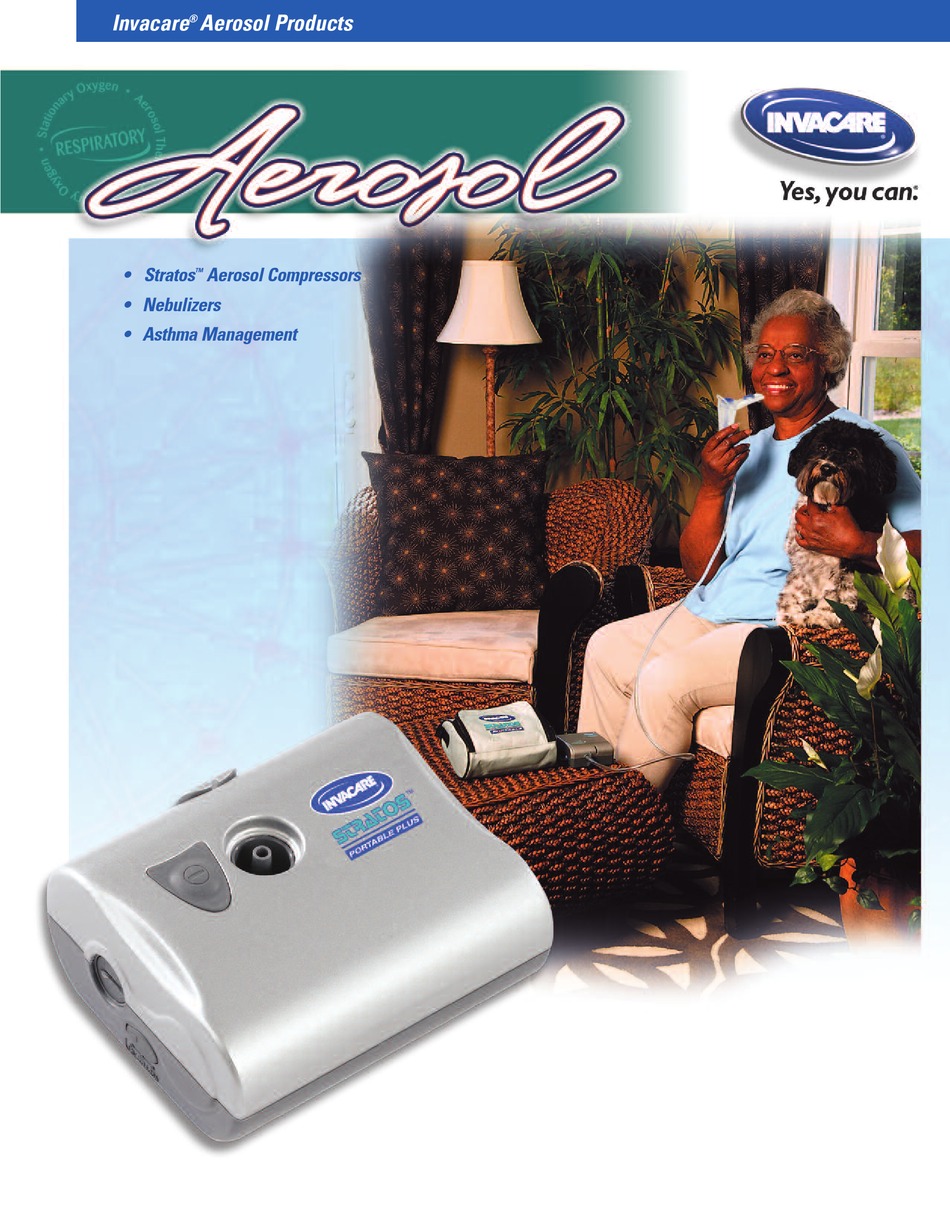 INVACARE STRATOS AEROSOL COMPRESSORS BROCHURE Pdf Download ManualsLib