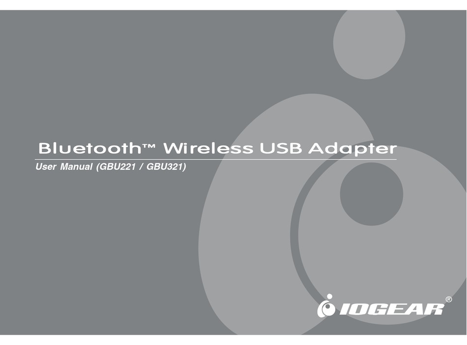 IOGEAR GBU321 USER MANUAL Pdf Download ManualsLib