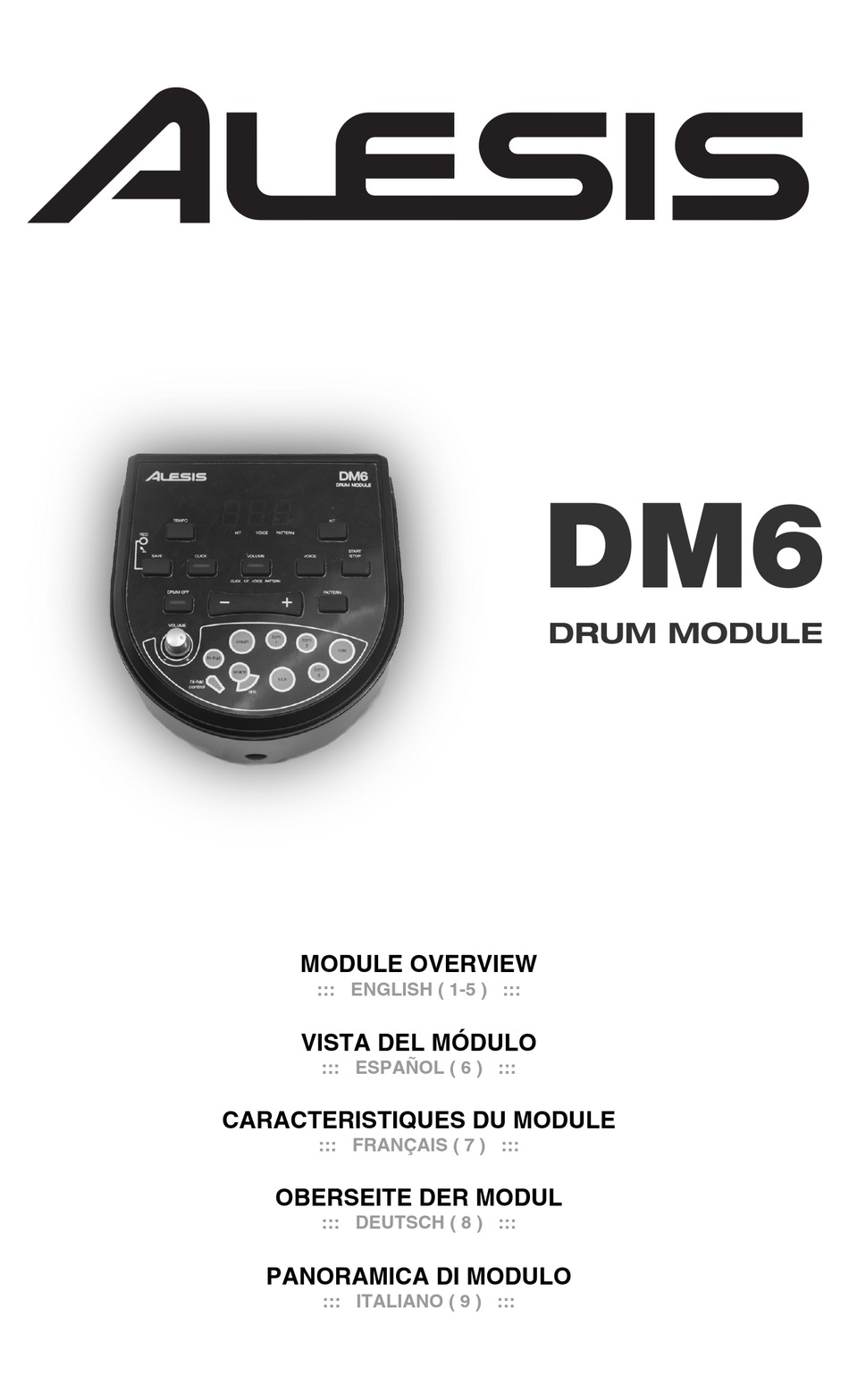 ALESIS DM6 MODULE OVERVIEW Pdf Download | ManualsLib