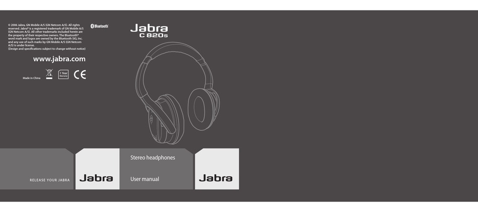 JABRA C820S USER MANUAL Pdf Download ManualsLib