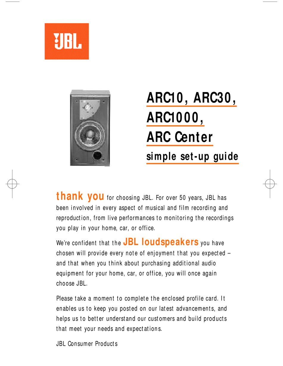 jbl arc center speaker