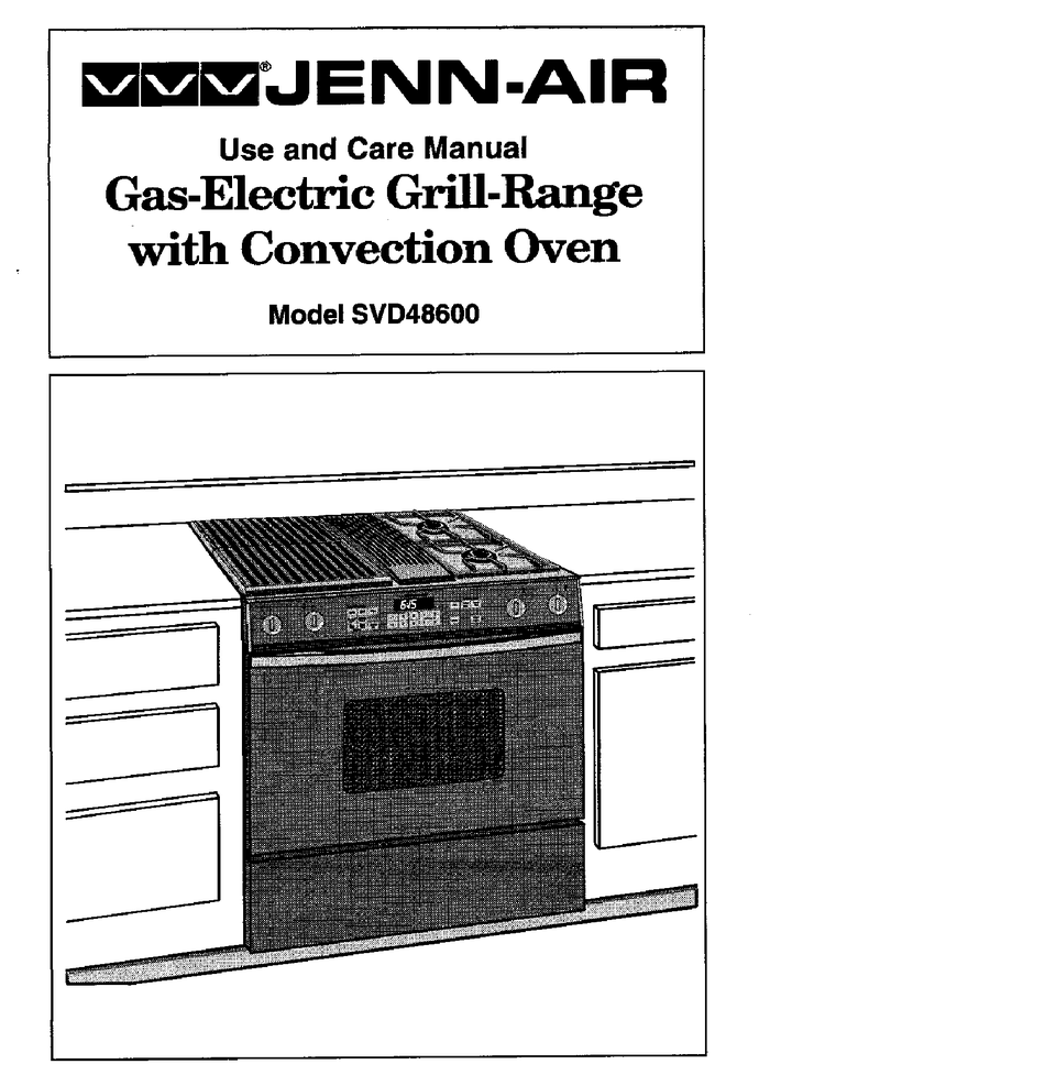 JENNAIR SVD48600 USE AND CARE MANUAL Pdf Download ManualsLib