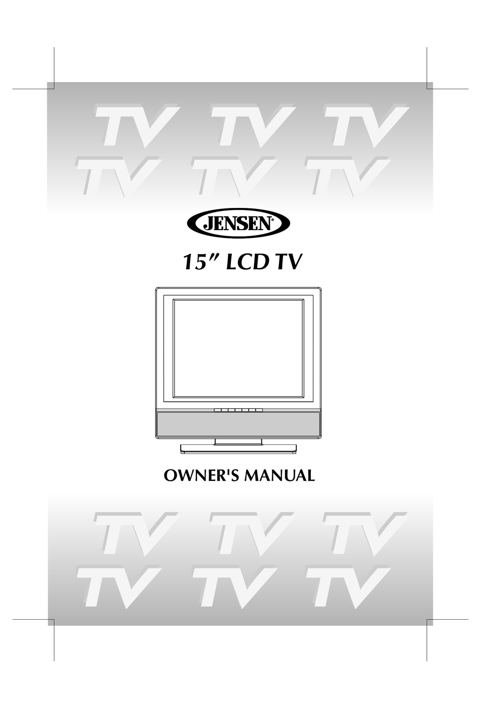 JENSEN JE1508 OWNER'S MANUAL Pdf Download | ManualsLib