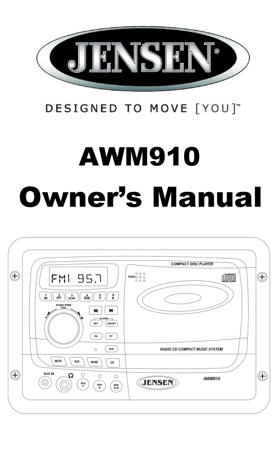 JENSEN AWM910 OWNER'S MANUAL Pdf Download | ManualsLib