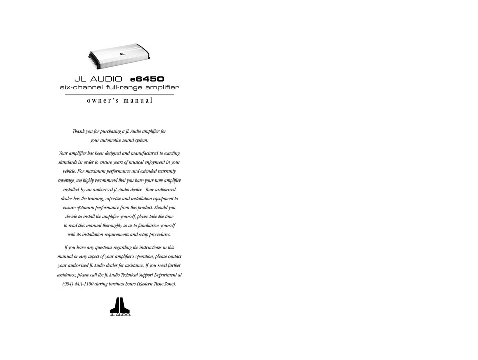 jl audio class d monoblock subwoofer amplifier e1400d